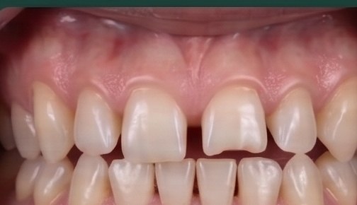 Before: Porcelain Veneers, 6 Units